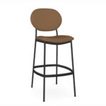 Comfortable Bar Stool Non Swivel for Restaurant - Many Seat Color Options