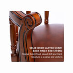 Wooden Swivel Barstool 360 Degrees 29.5" Seat Height