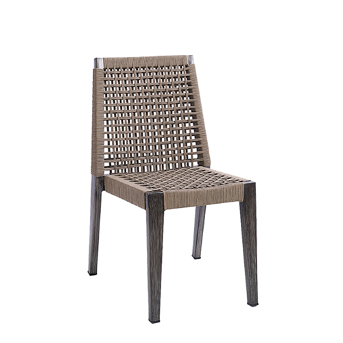 Outdoor Aluminum Chair with Terylene Fabric Seat and Back