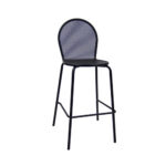 Outdoor Mesh Black Metal Chair