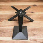 Heavy Duty Raised Table Base in Black For Restaurants