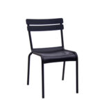 Outdoor Black Metal Chair