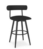 Canadian Made Restaurant Bar Stool in Many Colors all black