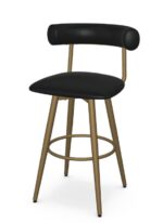 Canadian Made Restaurant Bar Stool in Many Colors gold and black