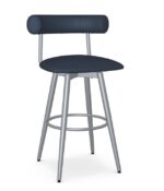 Canadian Made Restaurant Bar Stool in Many Colors blue seat